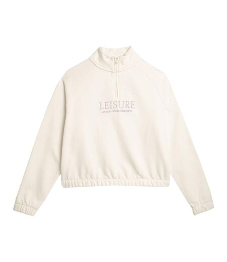 Sweat F0718 Femme Beige 4F