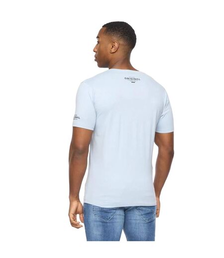 Mens boxvibe t-shirt sky blue Crosshatch