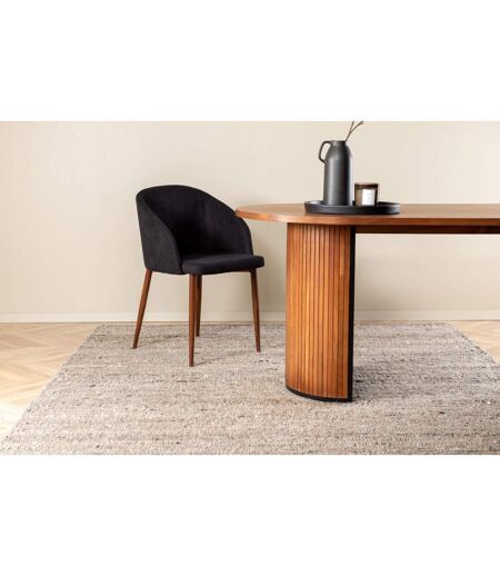 Tapis Déco en Laine Loump 200x300cm Gris & Beige