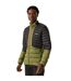 Mens Leedre Colour Block Hybrid Jacket Nephrite Green Black Regatta-1