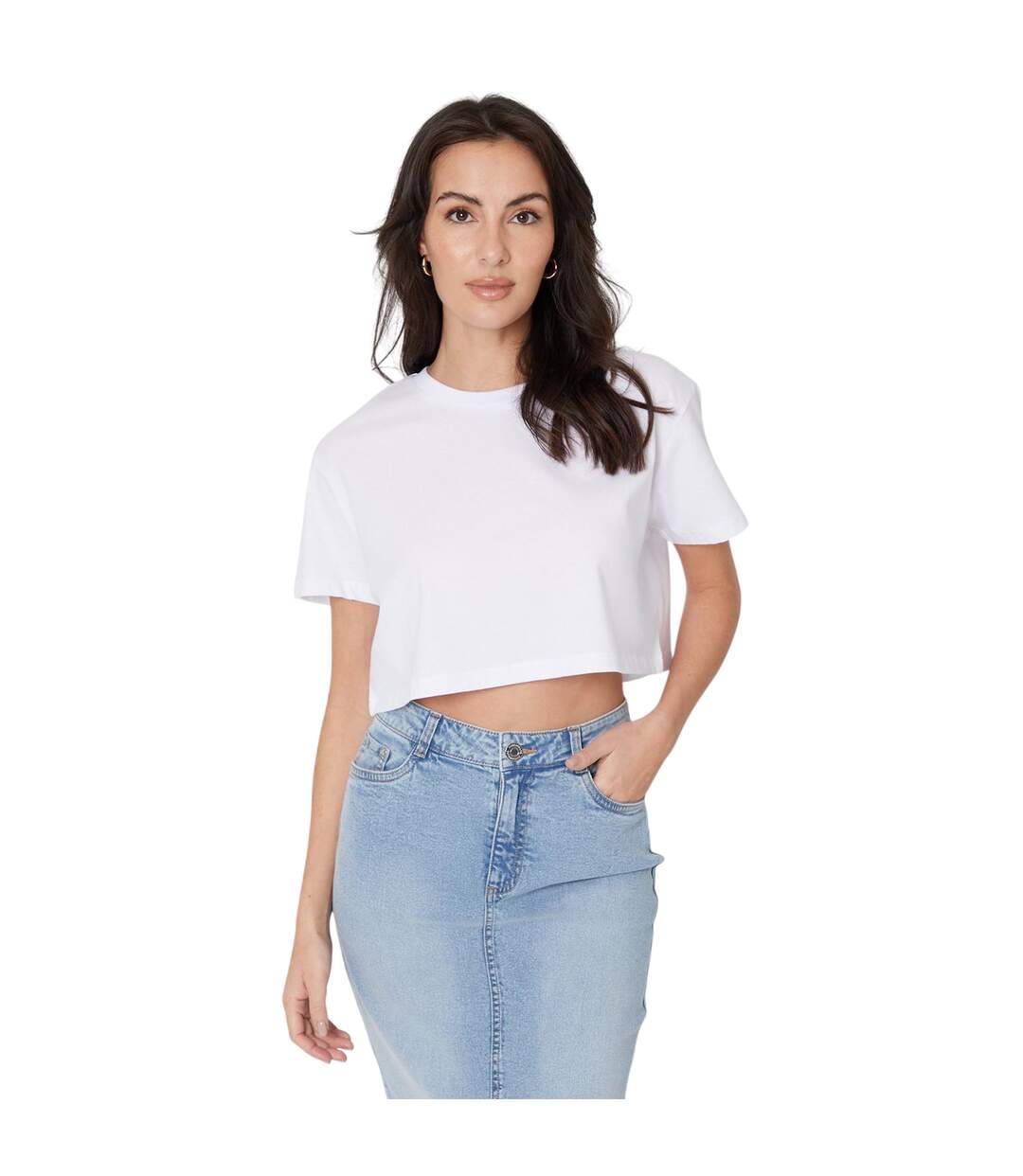 T-shirt Court Femme Blanc Be You-2