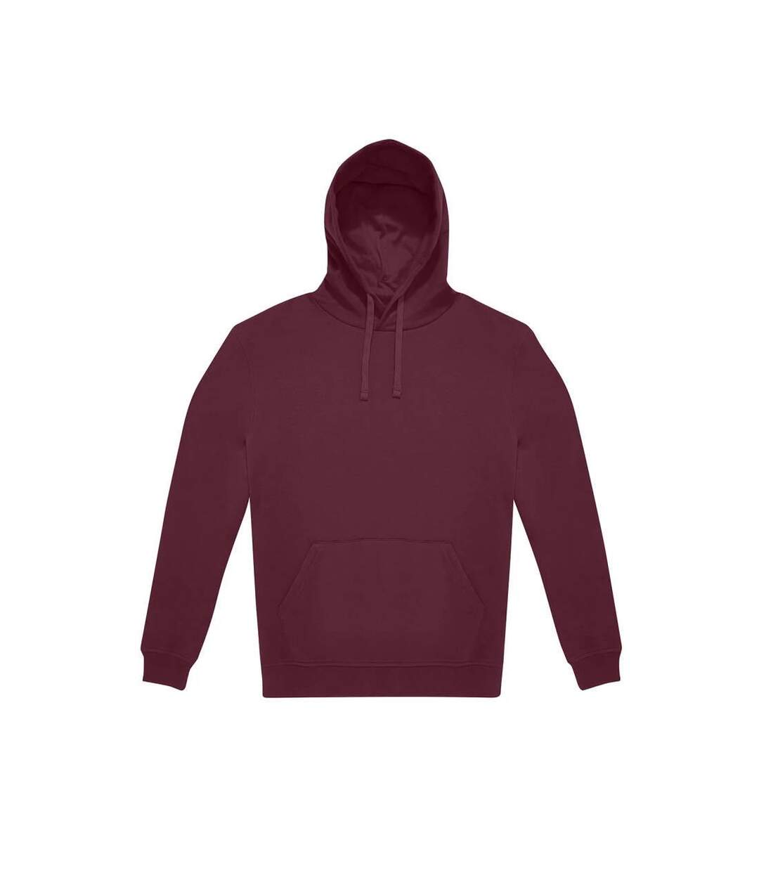 Unisex adult id.223 hoodie burgundy B&C-1