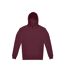 Unisex adult id.223 hoodie burgundy B&C-1