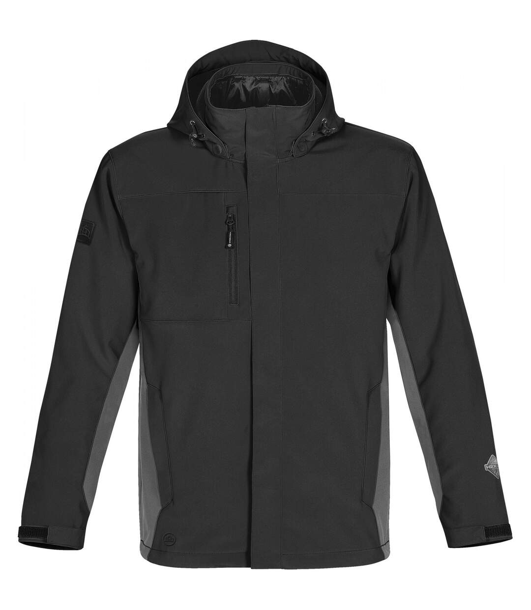 Stormtech Mens Atmosphere 3-in-1 Performance Jacket (Waterproof & Breathable) (Black/Granite)