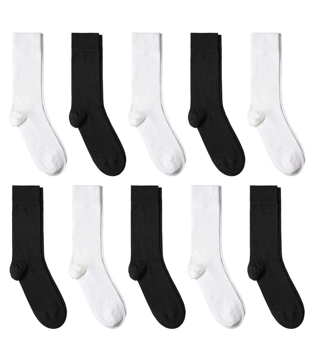 Chaussettes coton - Assortiment 10 paires  - Fabriqué en UE