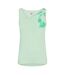 Womens/ladies Shala Graphic Print Tank Top Green Puma-1