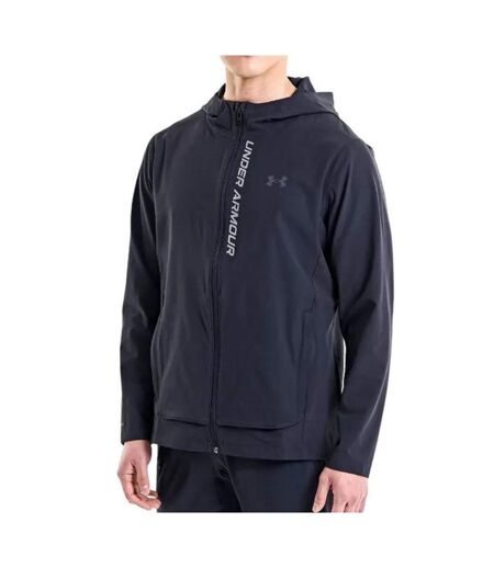 Sweat zippé marine homme under armour outrun