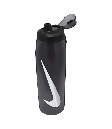 Refuel Swoosh Gym Water Bottle 946ml Natural Black Nike