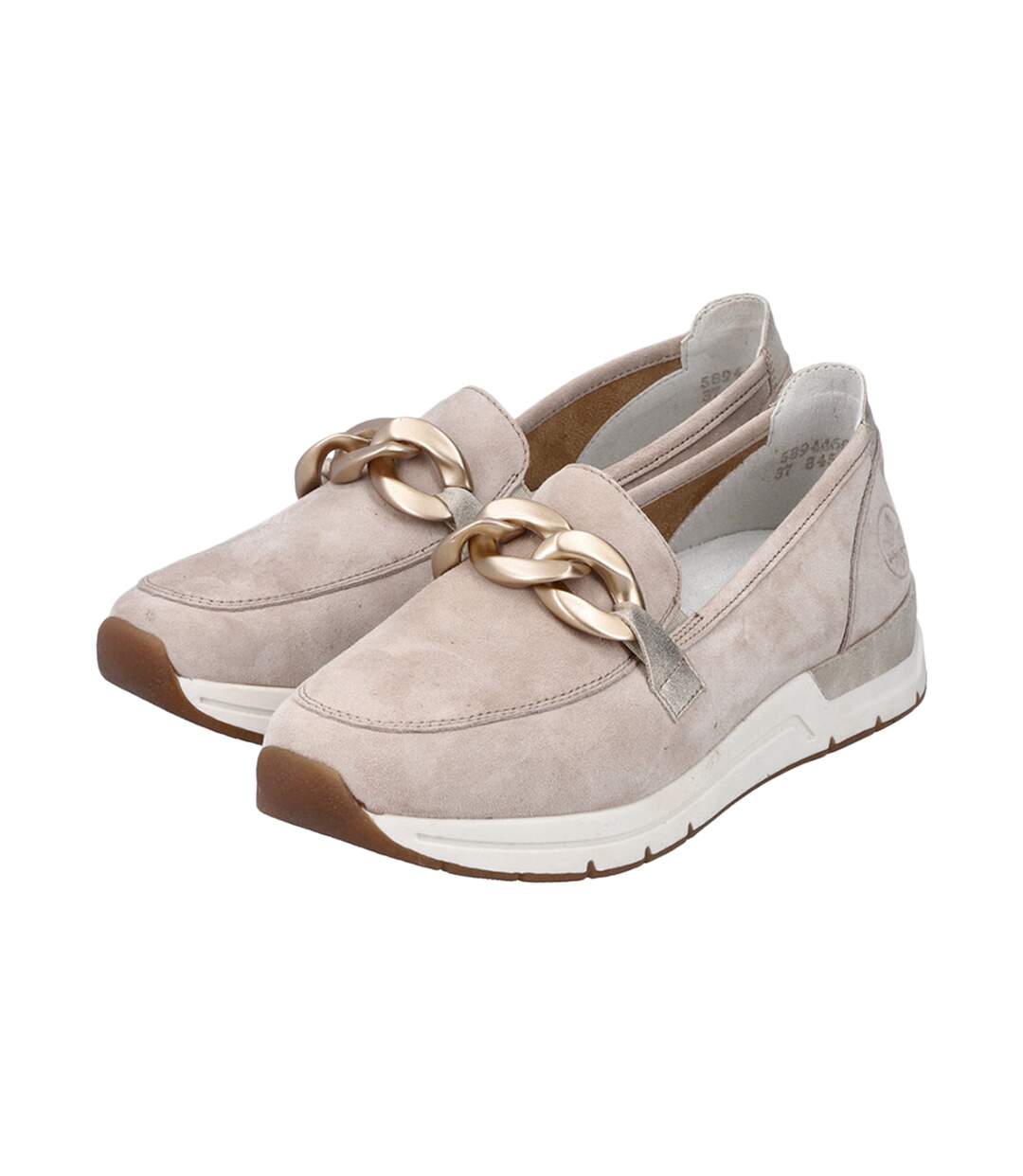 Mocassin Cuir Rieker Sheepsuede