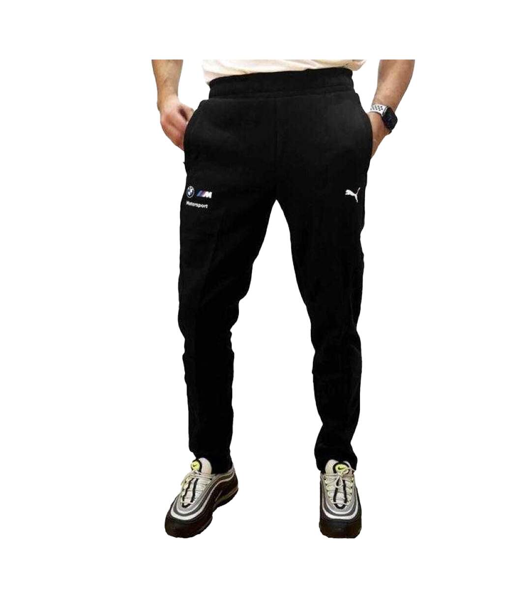 Mens Motorsport Bmw Jogging Bottoms Black Puma-1