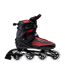 Patins À Roulettes Alignées Roma Homme 43 Fr Noir Rouge Coolslide-1
