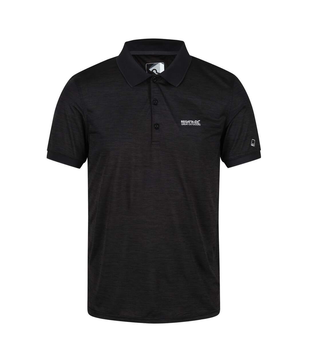 Mens Remex Ii Polo Shirt Black Regatta-1