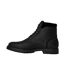 Mens Plain Leather Combat Boots Black Original Penguin-2