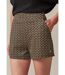 Short à motifs géométriques pour femme ELERIA