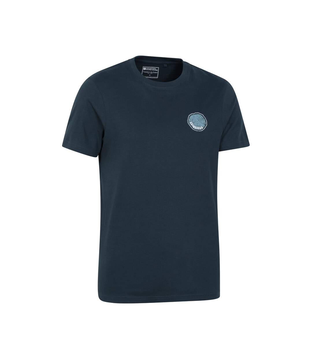 T-shirt Edinburgh Homme Bleu Foncé Mountain Warehouse-3
