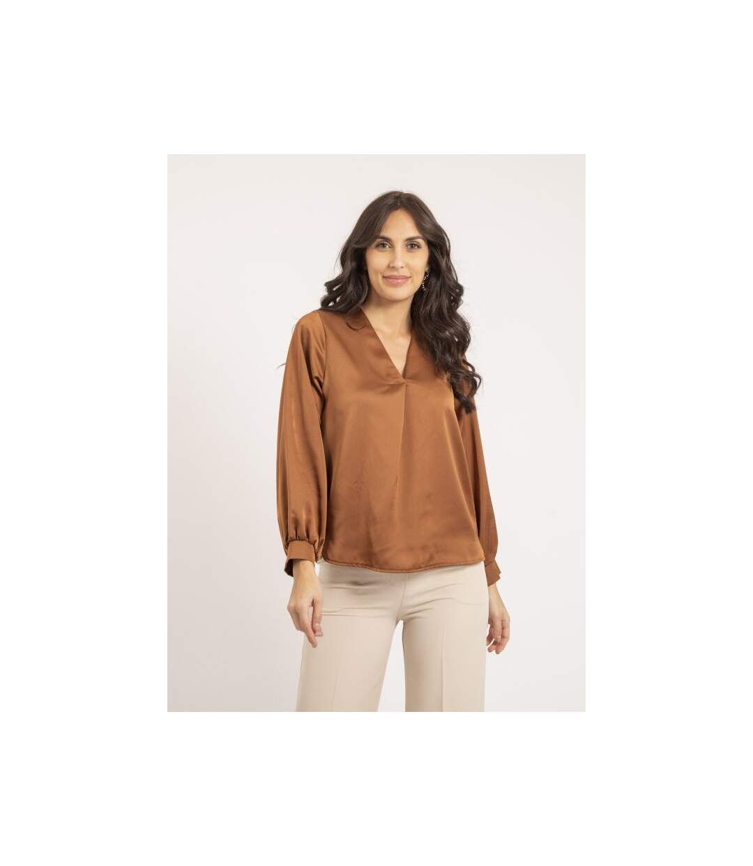 Blouse satin OXANIE - Dona X Lisa-2