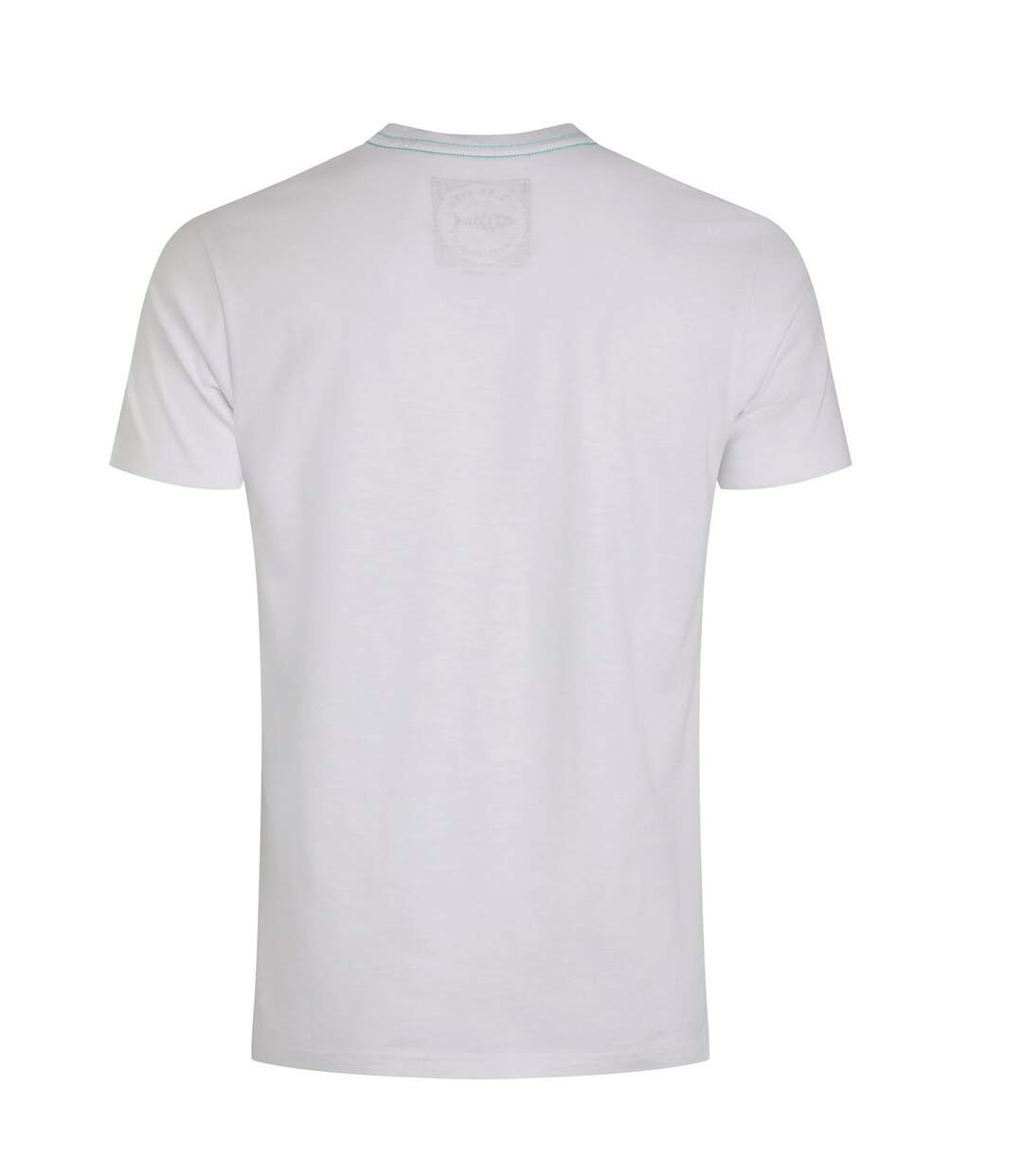 Mens coordinates graphic t-shirt white Weird Fish-2