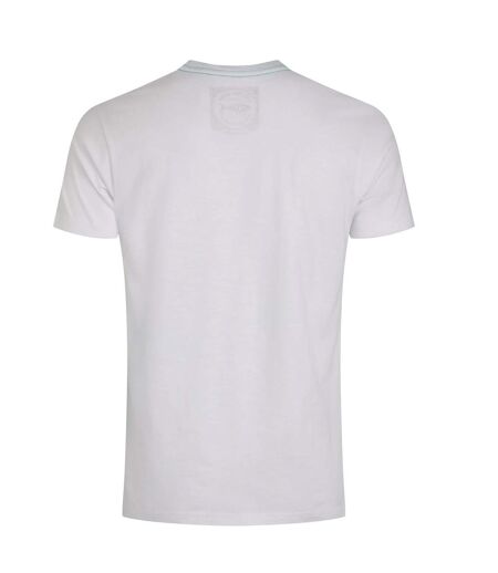 Mens coordinates graphic t-shirt white Weird Fish