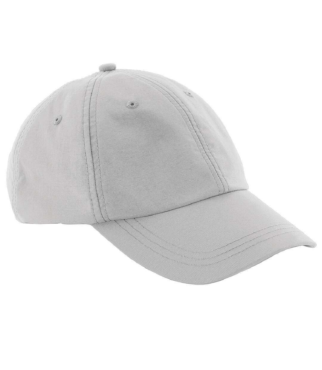 Casquette imperméable adulte unisexe gris clair Beechfield-1