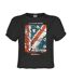 Womens/ladies Waterfall The Stone Roses Crop T-shirt Charcoal Amplified-1