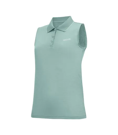 Womens/ladies Tima Ii Sleeveless Polo Shirt Ivy Moss Regatta