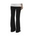 Pantalon de Grossesse Noir Femme Mamalicious Mif Pintuck - L