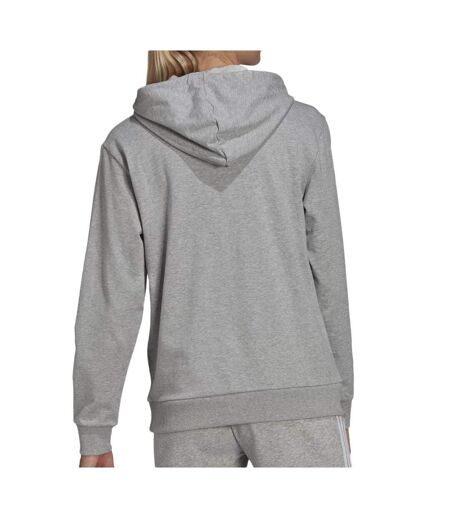 Sweat à Capuche Gris Femme Adidas HF4637 - S