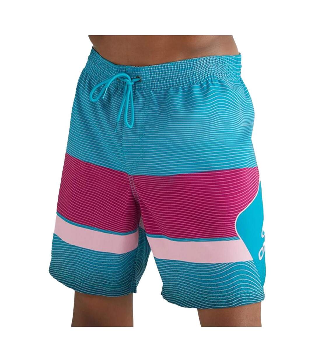 Maillot de bain Rose/Bleu Homme O'Neill Frame - M-1