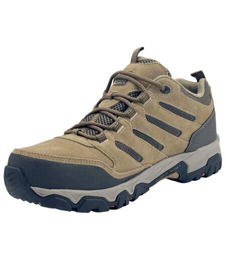 Mens Mount Suede Low Waterproof Walking Shoes Taupe Karrimor