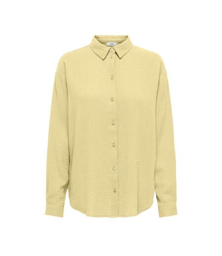 Chemise jaune femme jdy theis