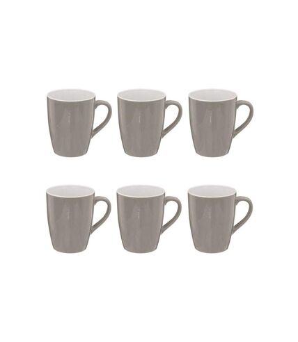 Lot de 6 Mugs Colorama 38cl Gris