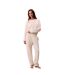 Pantalon De Jogging Motif/style Matelassé Femme Blanc Cassé Calvin Klein-1