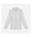 Native Spirit Mens Washed Long-Sleeved Shirt (White) - UTPC5130