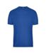 T-shirt Bio Workwear Homme Bleu Roi James And Nicholson-1