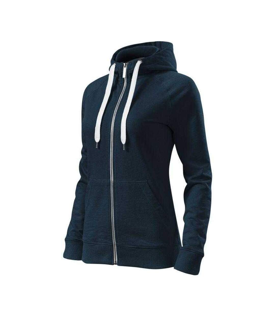 Veste À Capuche Voyage Femme Bleu Marine Malfini-3