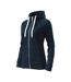 Veste À Capuche Voyage Femme Bleu Marine Malfini-3