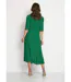 Robe mi longue cache-coeur pois-2