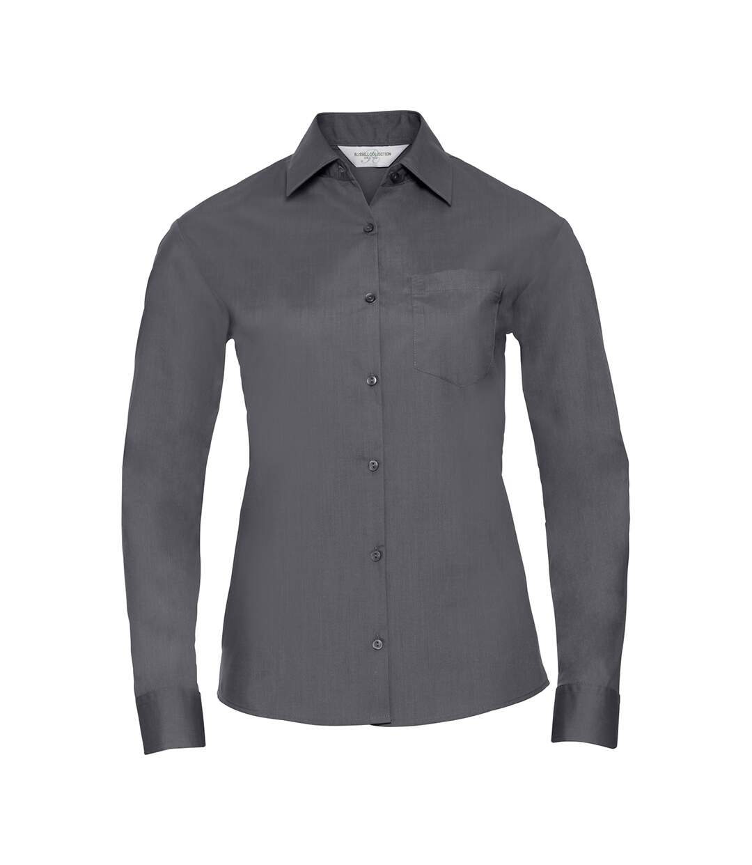 Chemisier Classic Femme Gris Foncé Russell Collection-1