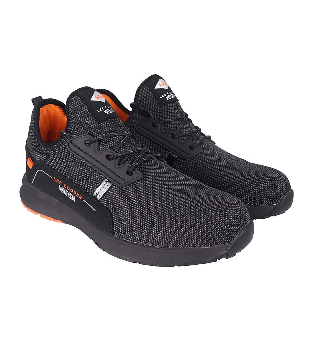 Unisex adult safety trainers black Lee Cooper-1