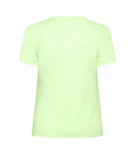 Womens/ladies Logo Short-sleeved Athletic T-shirt Green New Balance