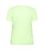 Womens/ladies Logo Short-sleeved Athletic T-shirt Green New Balance-3