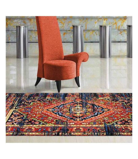 Tapis oriental tissé motif ancestral MADAL