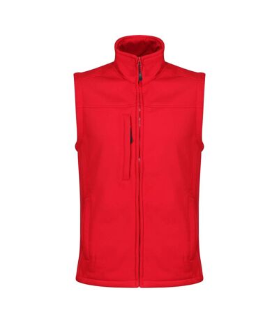 Mens flux softshell body warmer classic red/seal grey Regatta