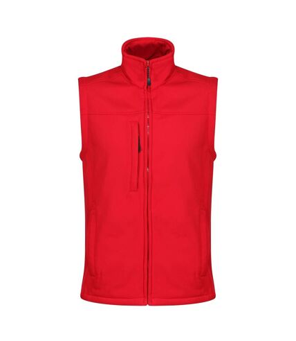 Mens flux softshell body warmer classic red/seal grey Regatta