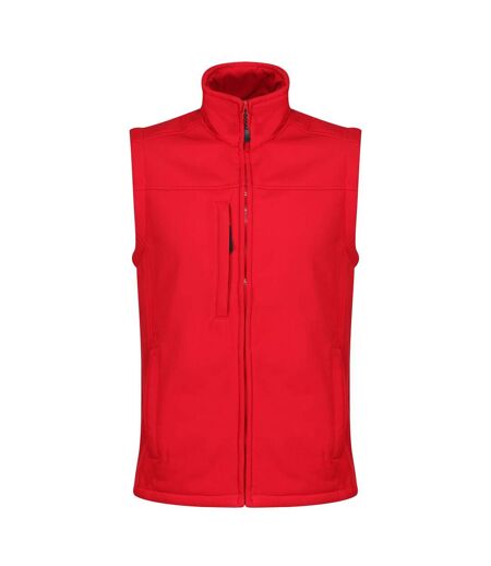 Mens flux softshell body warmer classic red/seal grey Regatta