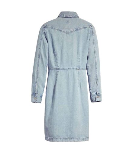 Womens/ladies Otto Western Dress Light Blue Levis