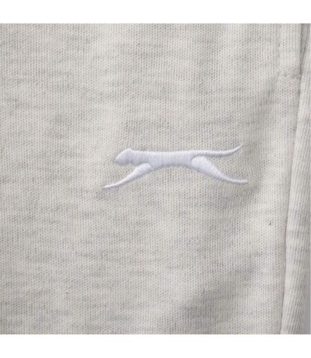 Womens/ladies Interlock Jogging Bottoms Ice Marl Slazenger