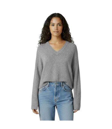 Womens/ladies Drop Shoulder Jumper Charcoal Jack Wills