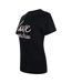 T-shirt Motif/style Logo Cursif Femme Noir Love Moschino-3
