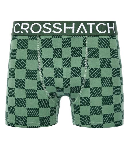 Boxers Bresler Homme Vert Crosshatch